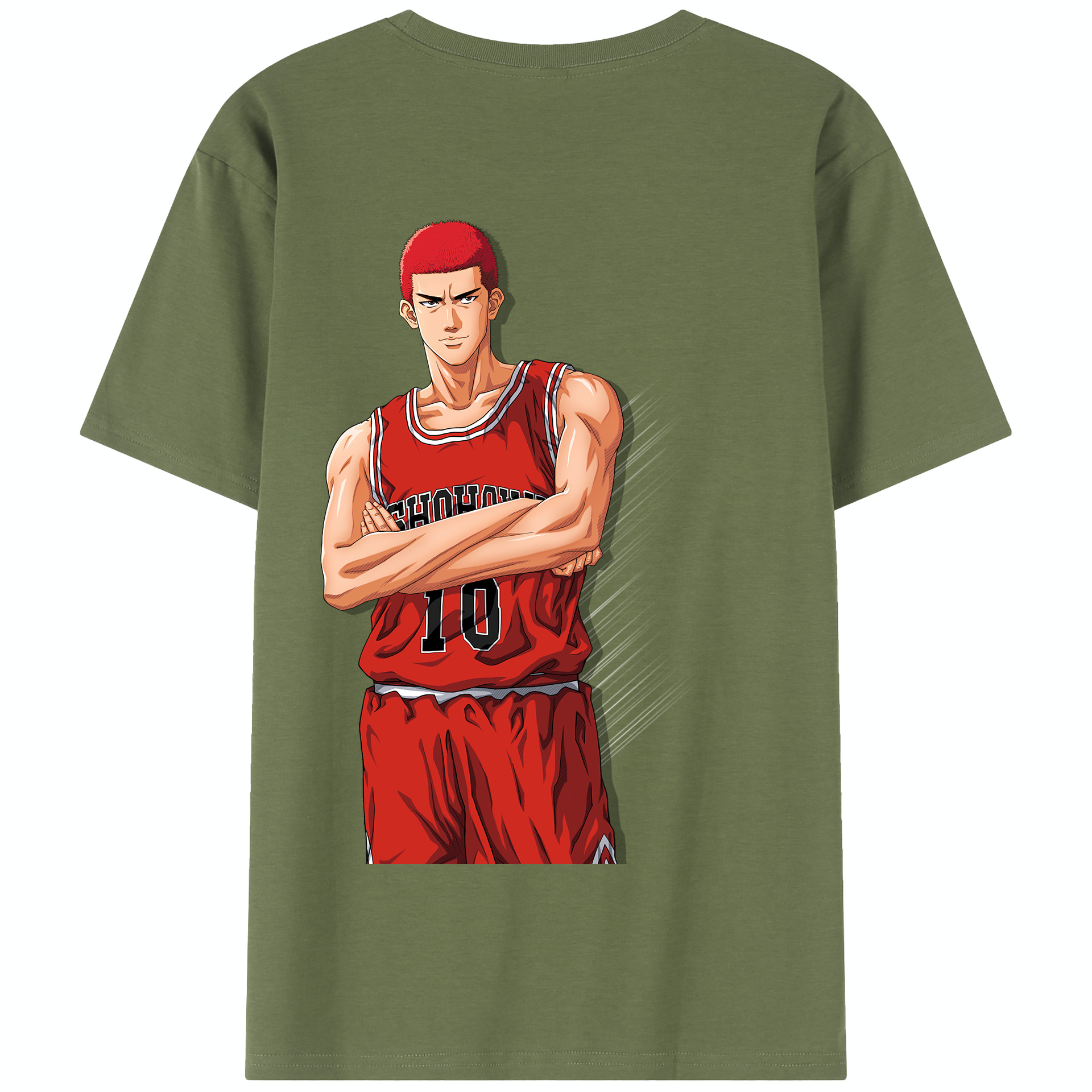 SLAM DUNK／スラムダンク 綿100％半袖Tシャツ（背面プリント）
